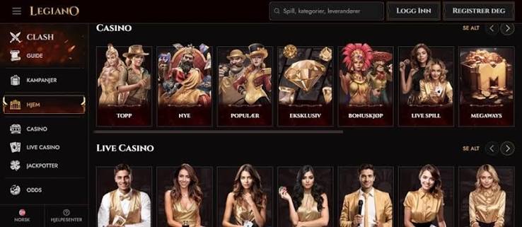 Legiano Casino Website-Rezension Legiano Casino Website-Rezension